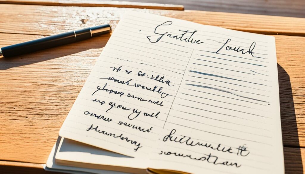 Gratitude journal